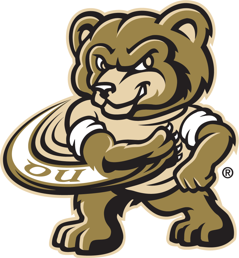 Oakland Golden Grizzlies 1998-2013 Mascot Logo DIY iron on transfer (heat transfer)